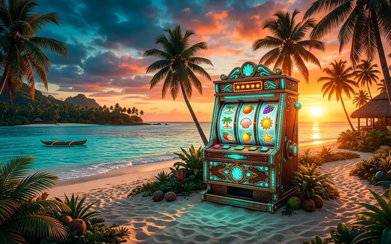 Paradise 8 Casino tropical island themed online slots